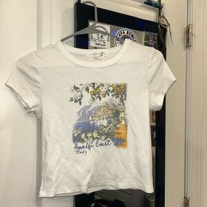 White Italy Graphic Tee